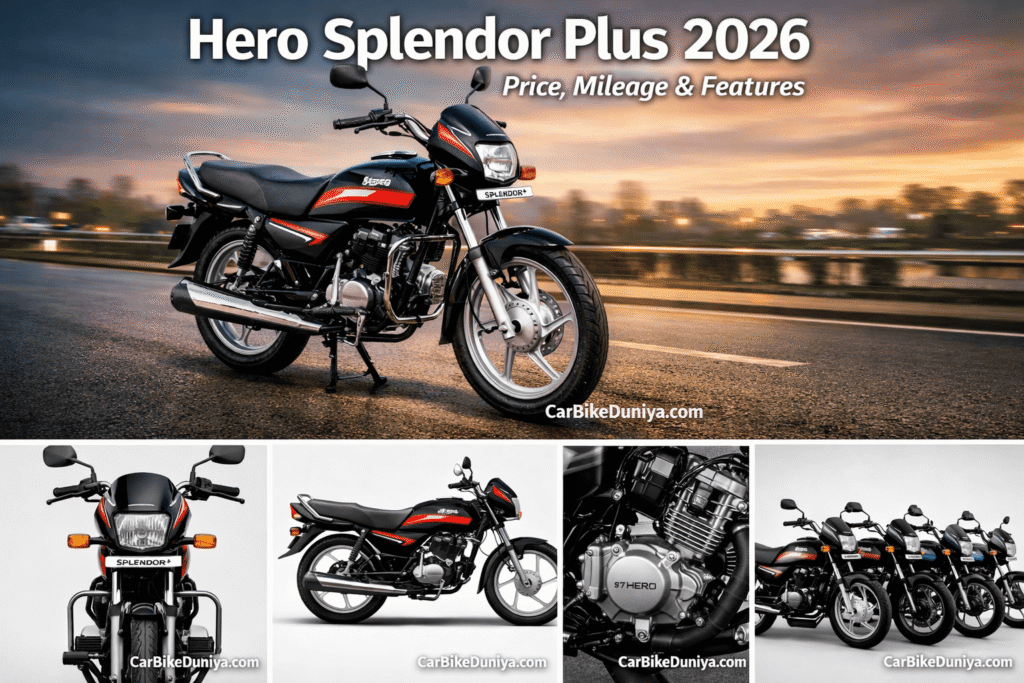 Hero Splendor Plus 2026 price mileage features