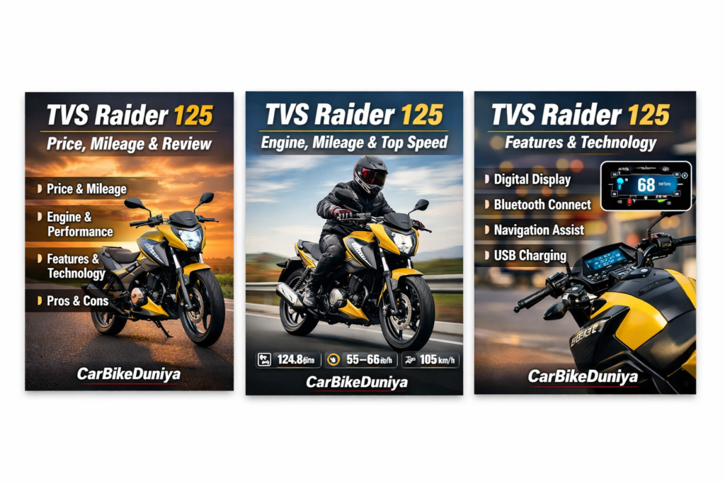 TVS Raider 125 Price, Mileage, Top Speed & Review